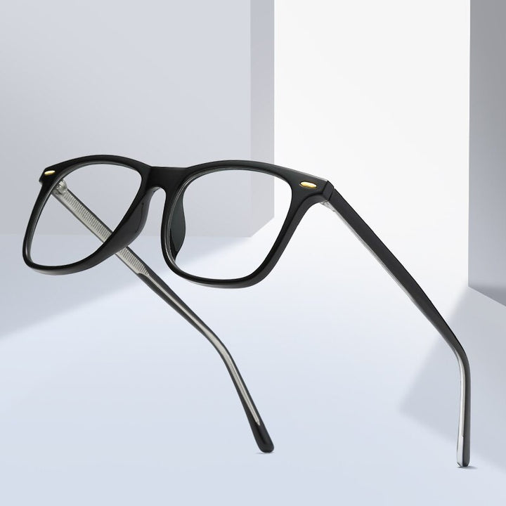 Oveliness Unisex Full Rim Square Tr 90 Titanium Eyeglasses Pf2024 Full Rim Oveliness   