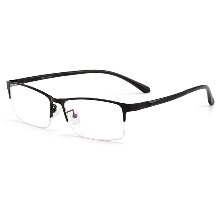 Men's Eyeglasses Alloy Frame Flexible Temples Legs IP Electroplating S61006 Frame Gmei Optical C24  