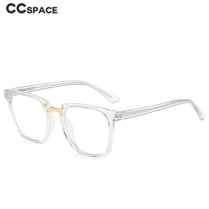 CCSpace Unisex Full Rim Square Cat Eye Tr 90 Titanium Frame Eyeglasses 46909 Full Rim CCspace   