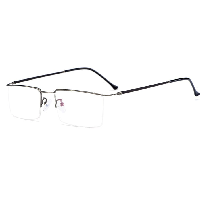 Men's Eyeglasses Ultralight Titanium Alloy IP Electroplating Y2533 Frame Gmei Optical C2 Grey  