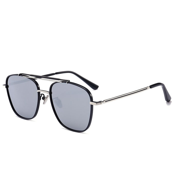 Reven Jate 80303 Women's Sunglasses Designer Brand Colorful Sunglasses Reven Jate Black-silver  