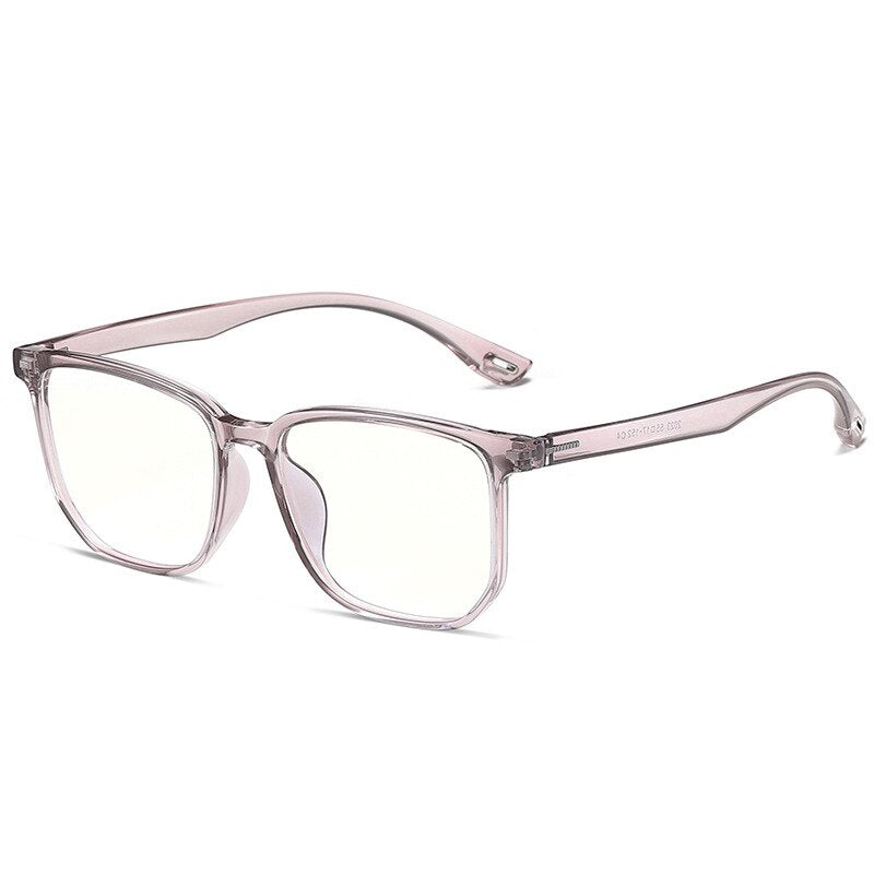 Yimaruili Unisex Full Rim Acetate Frame Eyeglasses 2023 Full Rim Yimaruili Eyeglasses Transparent Pink  