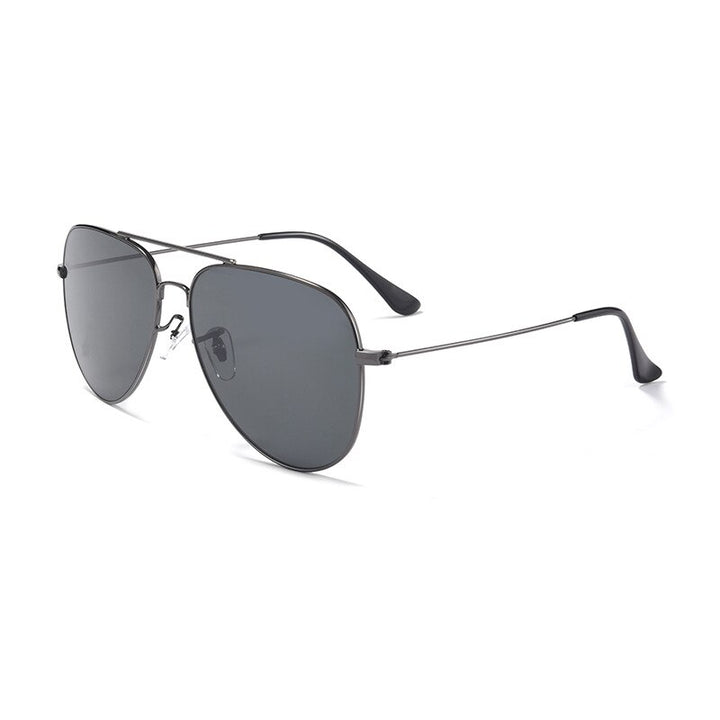 KatKani Men's Full Rim Double Bridge Alloy Frame Polarized Sunglasses 013026 Sunglasses KatKani Sunglasses Default Title  