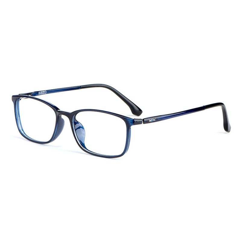 Hotony Unisex Full Rim Square TR 90 Resin Frame Eyeglasses 9801 Full Rim Hotony Blue  