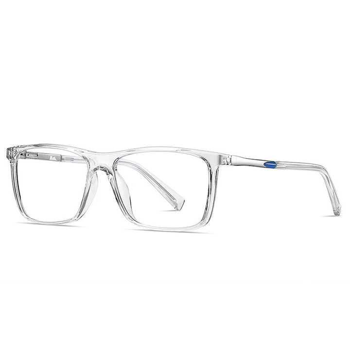 Oveliness Unisex Full Rim Square Tr 90 Titanium Eyeglasses 2085 Full Rim Oveliness c5 transparent  