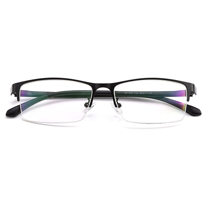 Men's Eyeglasses Alloy Frame Flexible Temples Legs IP Electroplating S61006 Frame Gmei Optical   