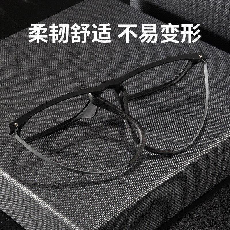 Unisex Full Rim Acetate Titanium Frame Eyeglasses Sc9826 Full Rim Bclear   