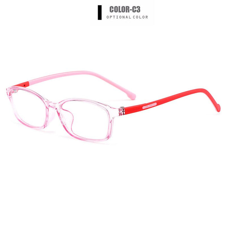 Women's Eyeglasses Ultralight Tr90 Plastic Small Face M8032 Frame Gmei Optical C3  