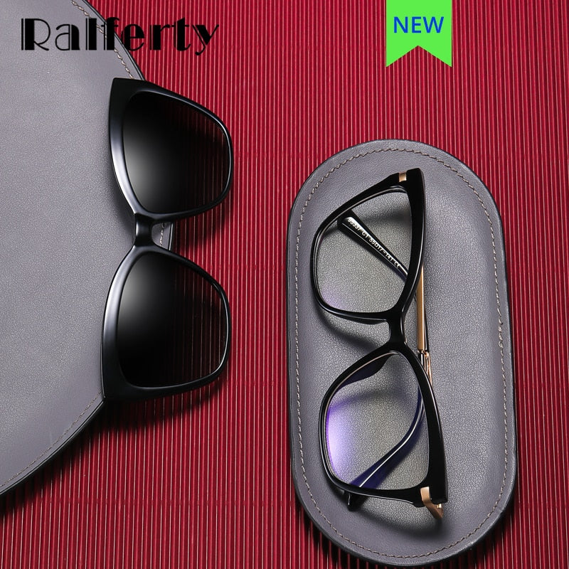 Ralferty Women's Sunglasses Magnet Clips On Glasses Anti Blue Light F95337 Sunglasses Ralferty   