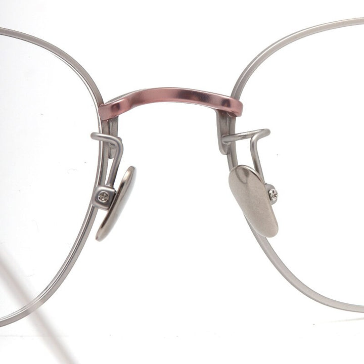 Muzz Men's Full Rim Round/Square B Titanium Frame Eyeglasses 21-22 Full Rim Muzz   