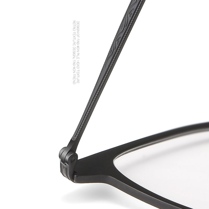 Yimaruili Men's Full Rim Titanium Frame Eyeglasses 4921 Full Rim Yimaruili Eyeglasses   