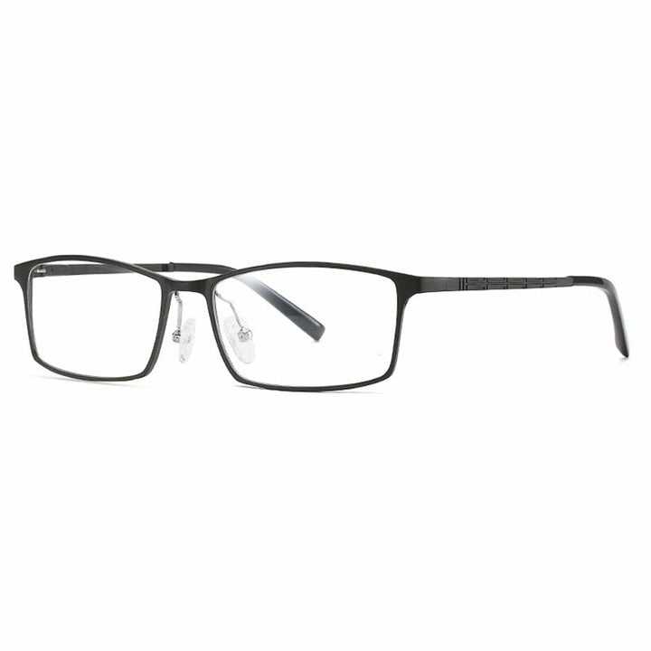 Hotochki Unisex Full Rim Alloy Frame Square Eyeglasses 6300 Full Rim Hotochki black  