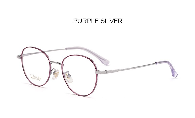 Aissuarvey Round Full Titanium Rim Frame Unisex Eyeglasses Frame Aissuarvey Eyeglasses   