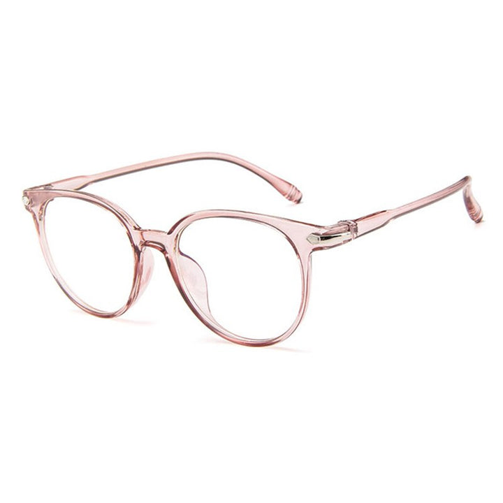 Hotochki Women's Full Rim Transparent Plastic Frame Eyeglasses 15959 Full Rim Hotochki Pink  
