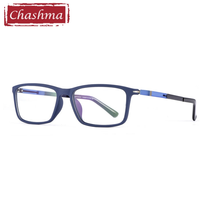 Men's Eyeglasses TR90 Alloy 9164 Frame Chashma Blue  