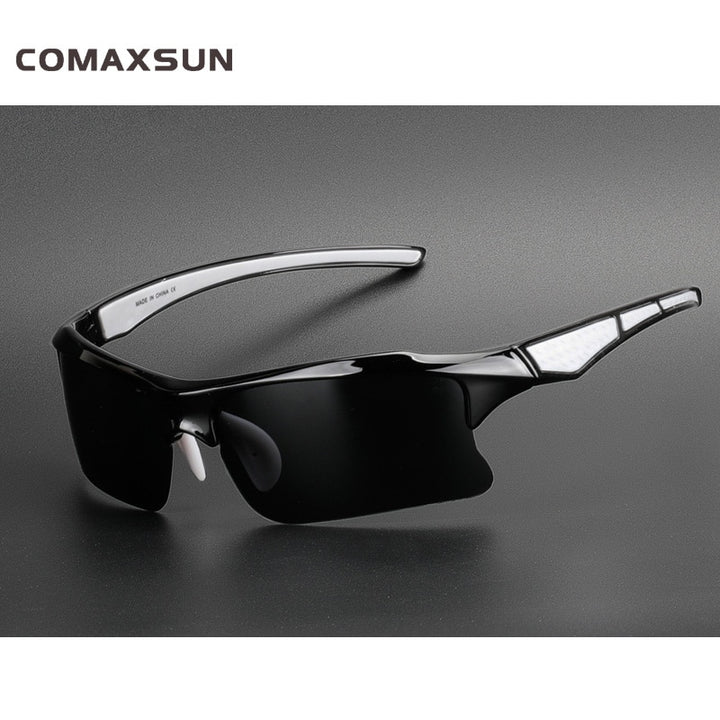 Men's Polarized Cycling Glasses Sport Sunglasses XQ129 Sunglasses Comaxsun Style 3 Black White China 