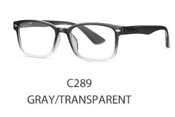 Oveliness Unisex Full Rim Square Tr 90 Titanium Presbyopic Reading Glasses 6102 Reading Glasses Oveliness +100 c289 gray 