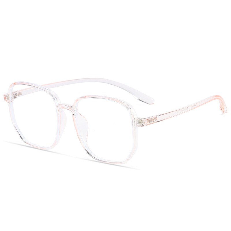 Reven Jate Unisex Eyeglasses Anti Blue Ray Light Blocking Filter 1535 Anti Blue Reven Jate transparent Pink  