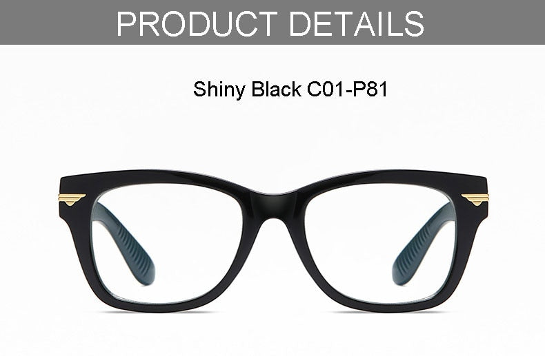 Hotochki Unisex Full Rim Plastic Frame Eyeglasses Tr3393 Full Rim Hotochki   