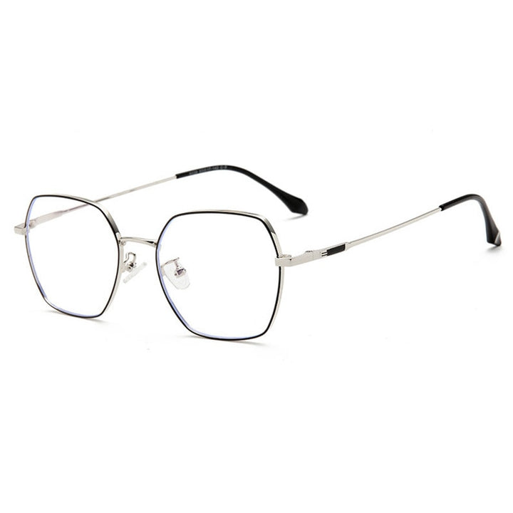 Hotochki Unisex Full Rim Alloy Frame Spring Hinge Eyeglasses 9339 Full Rim Hotochki   