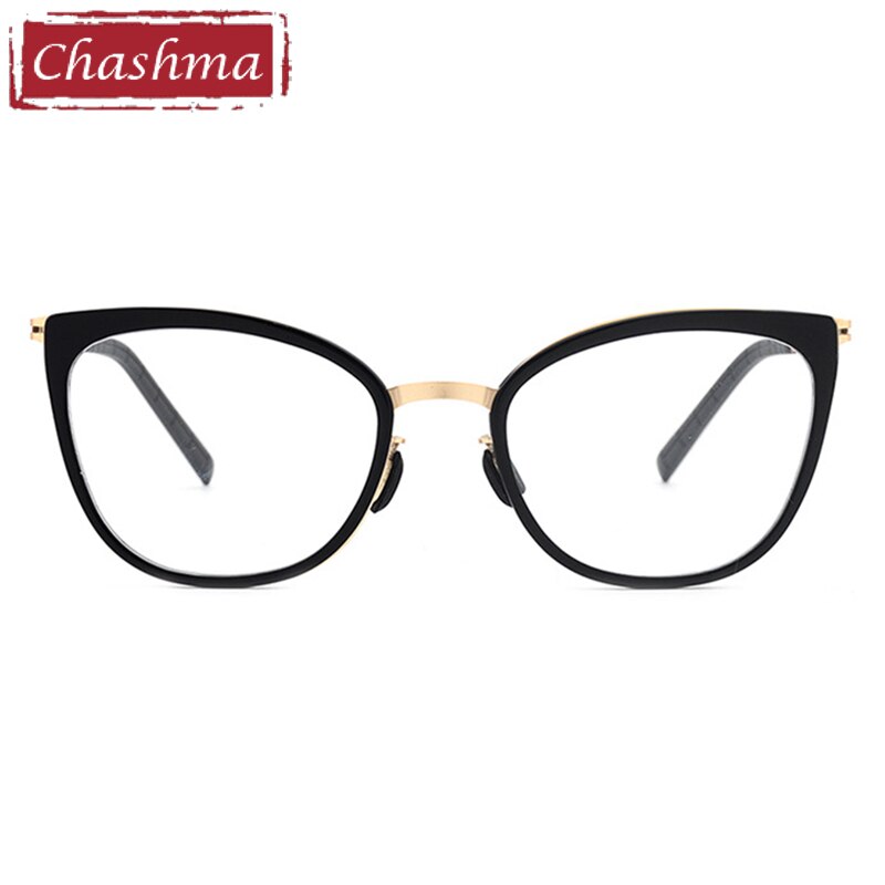 Chashma Ottica Women's Full Rim Round Cat Eye Acetate Eyeglasses 8907 Full Rim Chashma Ottica   