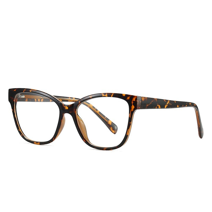 Women's Eyeglasses Acrylic Tr90 Cp Frame Cat Eye 2028 Frame Gmei Optical C3  