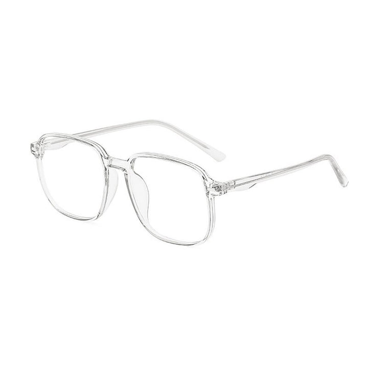 Handoer Unisex Full Rim Square Tr 90 Eyeglasses 8821 Full Rim Handoer White  