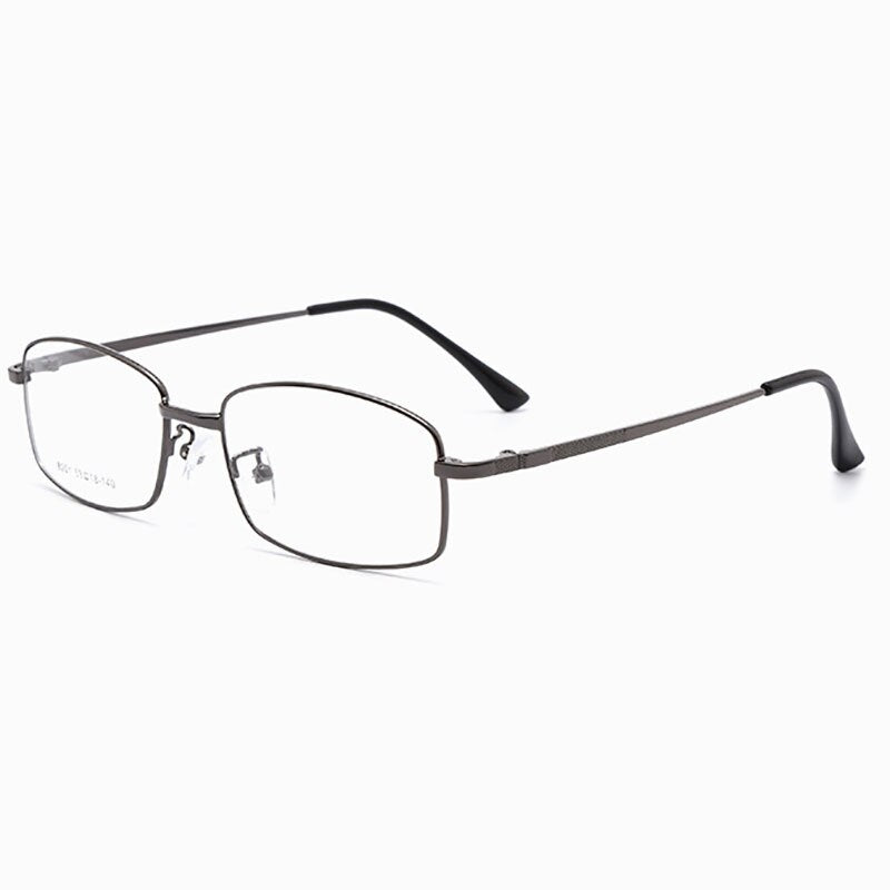 Hotochki Men's Full Rim Titanium Alloy Frame Eyeglasses 8201 Full Rim Hotochki gray  