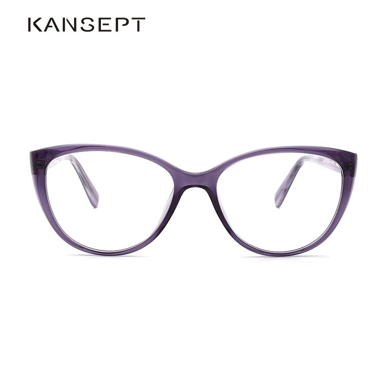 Kansept Women's Full Rim Cat Eye Acetate Frame Eyeglasses Ls8061 Full Rim Kansept   