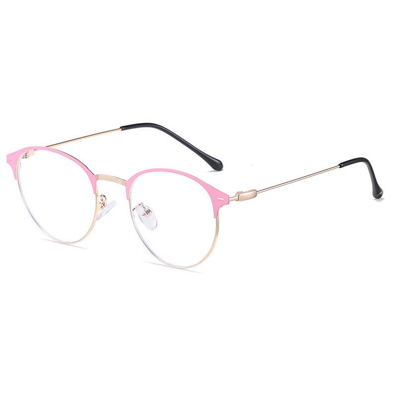 Hotony Unisex Round Browline Eyeglasses – FuzWeb