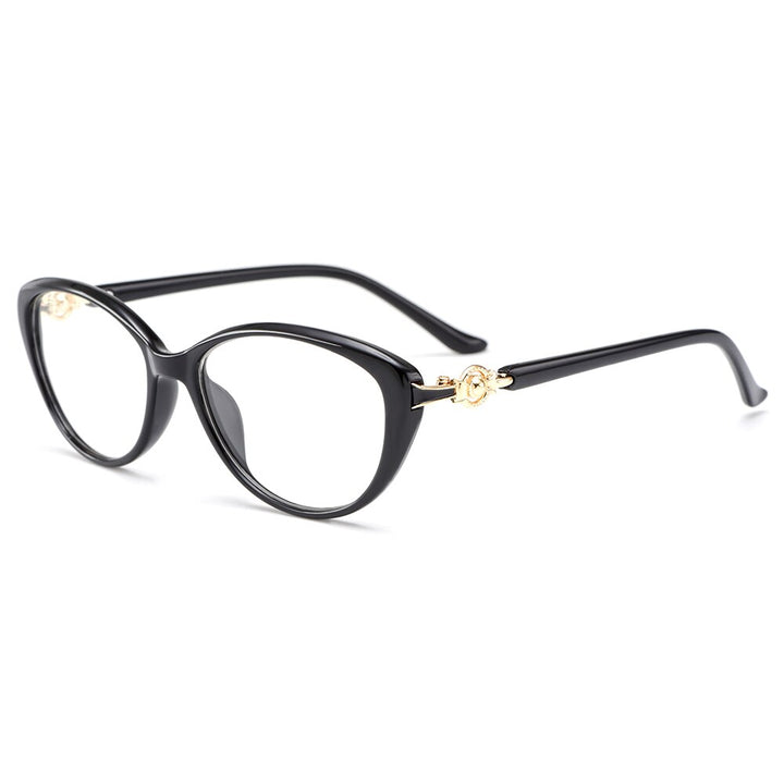 Women's Eyeglasses Ultralight Tr90 Cat Eye M1537 Frame Gmei Optical C2  