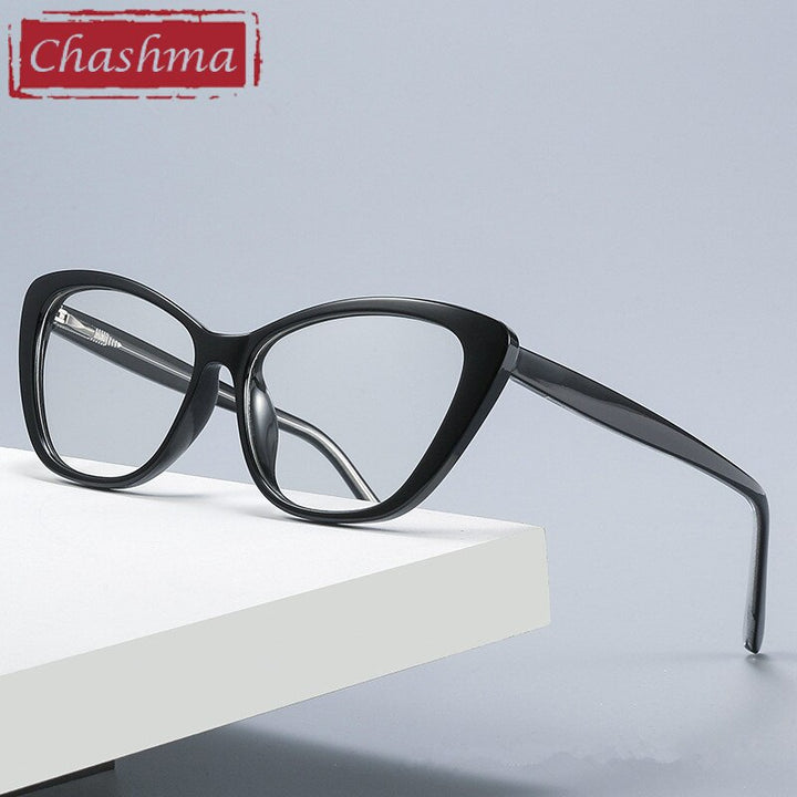 Women's Eyeglasses Cat Eye Acetate 2004 Frame Chashma   