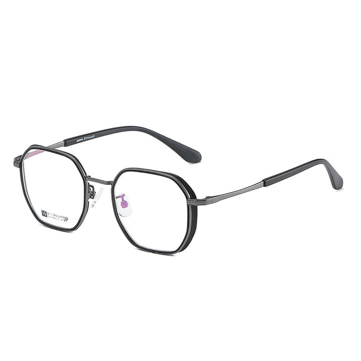 Reven Jate 6074 Unisex Eyeglasses Titanium Ultem Flexible Super Light-Weighted Frame Reven Jate   