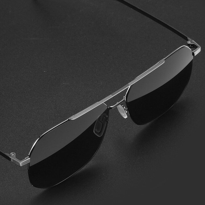Yimaruili Unisex Full Rim Alloy Frame Polarized Sunglasses ZM8072C Sunglasses Yimaruili Sunglasses   