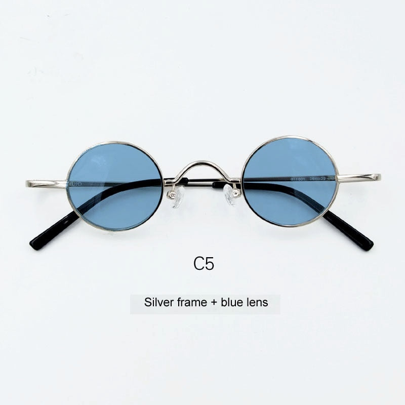 Unisex Small Round Full Rim Alloy Frame Polarized Lens Sunglasses Sunglasses Yujo C5 China 