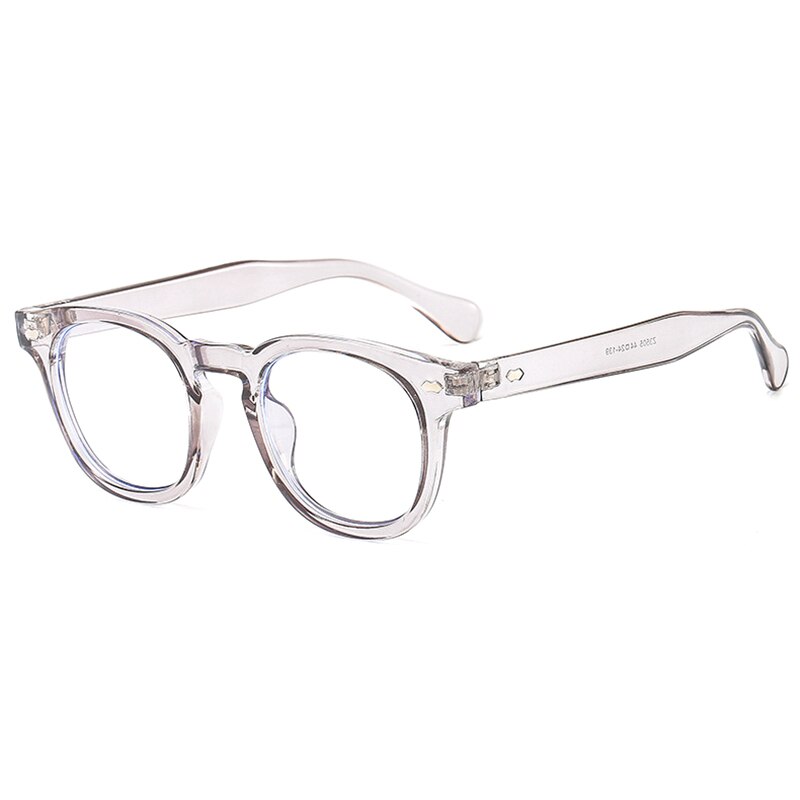 Hotochki Unisex Full Rim PC Plastic Resin Frame Eyeglasses 3505 Full Rim Hotochki gray  