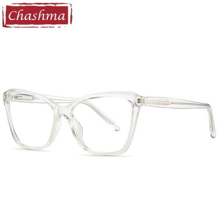 Women's Eyeglasses Frame Acetate 2006 Frame Chashma Transparent  