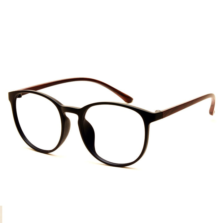 Katkani Unisex Full Rim Round  TR 90 Resin Round Frame Eyeglasses K66443 Full Rim KatKani Eyeglasses   