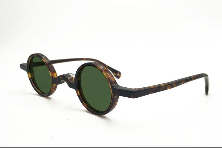 Unisex Round Polarized Lens Sunglasses Acetate Frame Sunglasses Yujo   