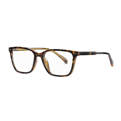 Ralferty Men's Eyeglasses Anti Blue Light D3514-1 Anti Blue Ralferty C4 Brown Leopard  