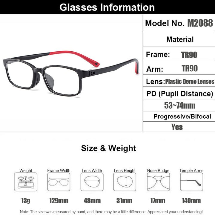 Women's Eyeglasses Ultralight Tr90 Small Face M2088 Frame Gmei Optical   