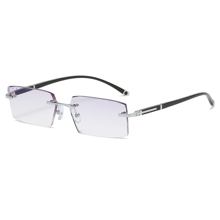 Zirosat 58065 Men's Eyeglasses Alloy Titanium Rimless Rimless Zirosat   