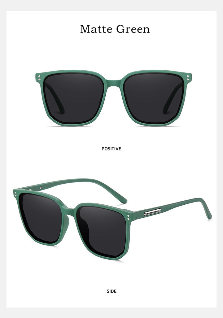 Yimaruili Unisex Full Rim TR 90 Resin Frame Polarized HD Sunglasses CP3723 Sunglasses Yimaruili Sunglasses   