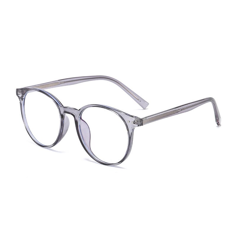 Hotony Women's Full Rim Round Acetate Frame Eyeglasses 3003 Full Rim Hotony Gray  