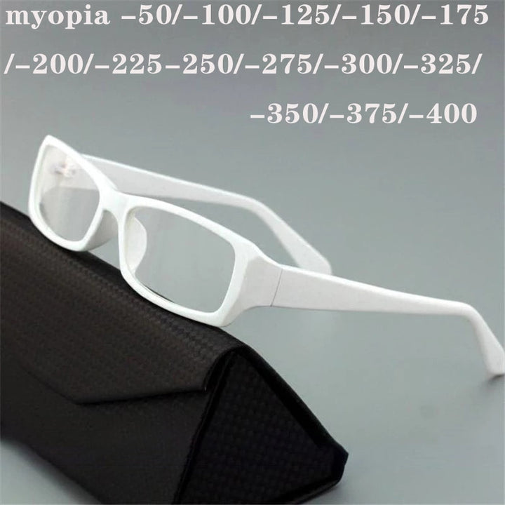 Unisex Reading Glasses Narrow Eyeglasses Myopia Nerd Reading Glasses Cubojue   