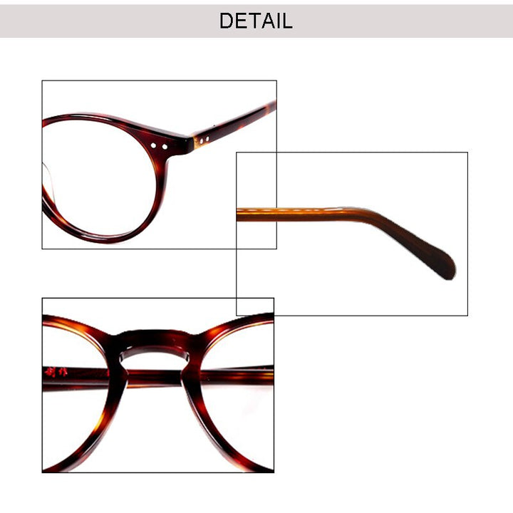 Aissuarvey Handcrafted Unisex Full Rim Acetate Frame Eyeglasses As10031 Full Rim Aissuarvey Eyeglasses   