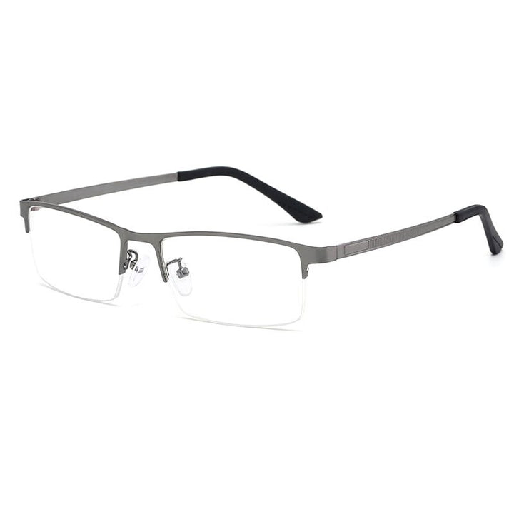 Handoer Unisex Semi Rim Square Alloy Eyeglasses 88121 Semi Rim Handoer   