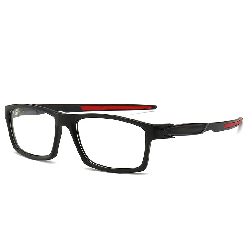Reven Jate Men's Eyeglasses Anti-Blue Ray 6601 Photochromic Frame Reven Jate black-red  
