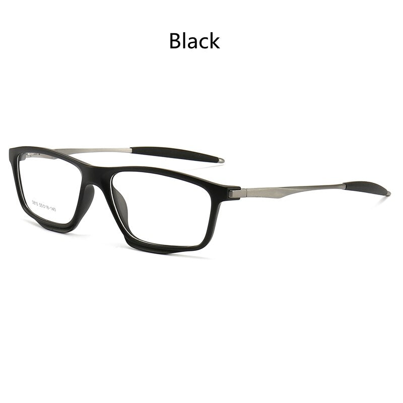 KatKani Unisex Full Rim TR 90 Square Sports Frame Metal Leg Eyeglasses TR5815 Sport Eyewear KatKani Eyeglasses C1  