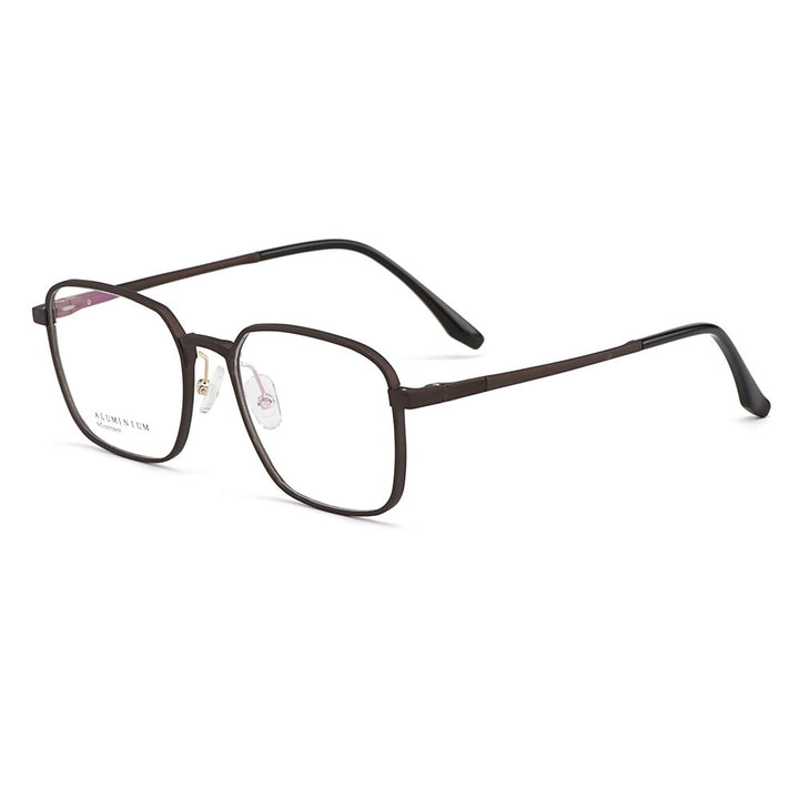 Men's Eyeglasses Hydronalium Frame With Spring Hinges Gf9002 Frame Gmei Optical C8  